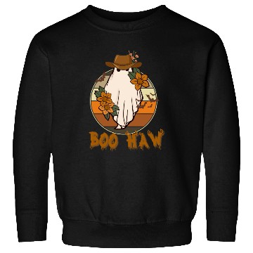 Discover BOO HAW Western Halloween Sweatshirts