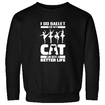 Discover Ballet Ballerina Cat Sweatshirts