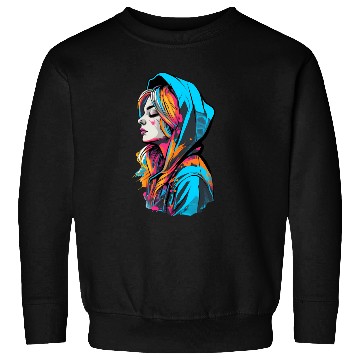 Discover The Hooded Girl Sweatshirts