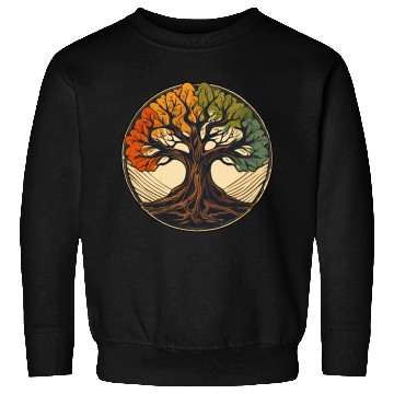 Discover Tree / Wood / Forst / Tree of Life / Leaves Sweatshirts