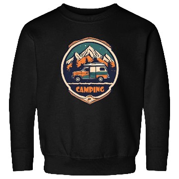 Discover Camping / Forest / Wildness / Camper / Adventure Sweatshirts
