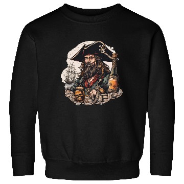 Discover Drunk Pirate / Ahoi / Anchor / Rum / Ship / Boat Sweatshirts