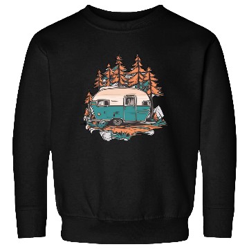 Discover Camper / camping / Wildness / Tree / Forest Sweatshirts