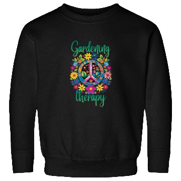 Discover Floral Gardening Therapy Sweatshirts
