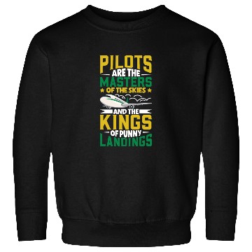 Discover Pilot Aviation Airplane Airline Future Pilots Sweatshirts