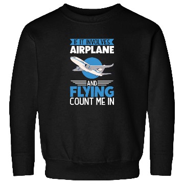 Discover Pilot Aviation Airplane Airline Future Pilots Sweatshirts