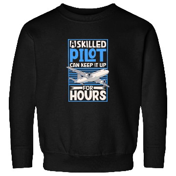 Discover Pilot Aviation Airplane Airline Future Pilots Sweatshirts