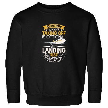 Discover Pilot Aviation Airplane Airline Future Pilots Sweatshirts