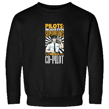 Discover Pilot Aviation Airplane Airline Future Pilots Sweatshirts