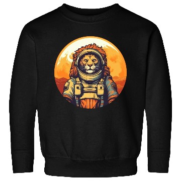 Discover Lion in space Sweatshirts