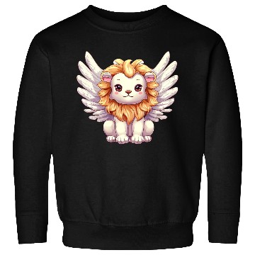 Discover Lion angel with wings Sweatshirts