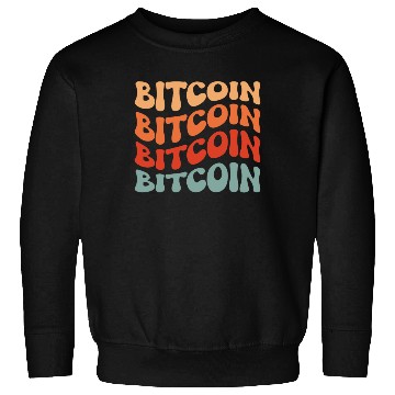 Discover Vintage Bitcoin Design Sweatshirts
