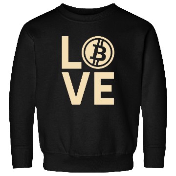 Discover Modern Bitcoin Love Design Sweatshirts