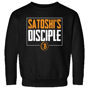 Discover Satoshi's Disciple Bitcoin Logo Sweatshirts