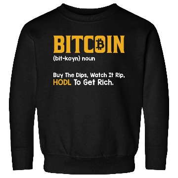 Discover Vintage Bitcoin Definition Design Sweatshirts