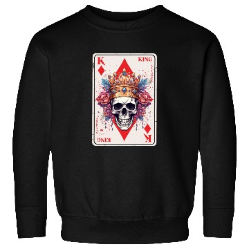 Discover Gothic Card Game Halloween Scary Horror Sweatshirts