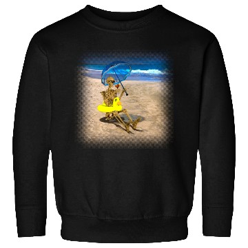 Discover Grim reaper with his favorite cocktail on the Sweatshirts