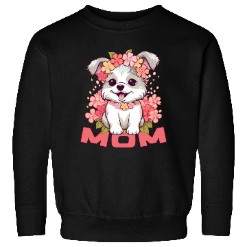 Discover DOG MOM FLORAL Sweatshirts