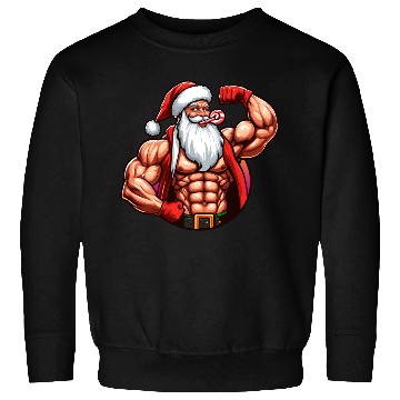 Discover Muscular Santa Fit for the holidays Sweatshirts