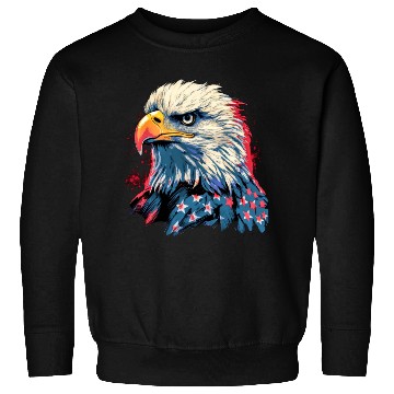 Discover Patriotic American Eagle 1980s Sweatshirts