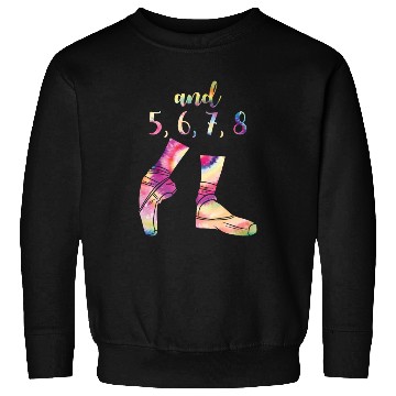 Discover Ballet Vintage And 5,6,7,8 Ballarina Ballet Girl Sweatshirts