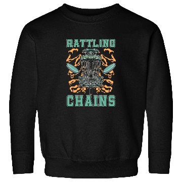 Discover Disc Golf Rattling Chains Ultimate Frisbee Golfer Sweatshirts
