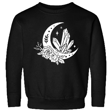 Discover "Crystal Moon Flowers" Sweatshirts