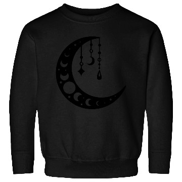 Discover "Half Moon" Sweatshirts -Embrace the Mystical Crescent