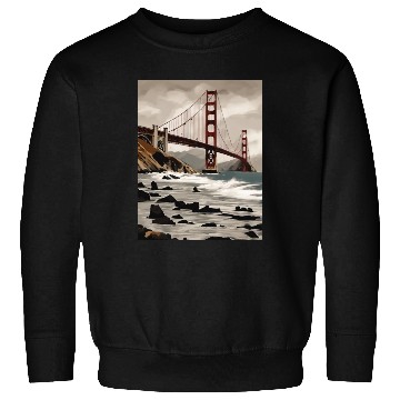 Discover Golden Gate Bridge California Sweatshirts, Golden Gate