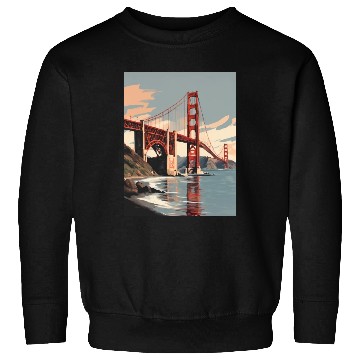 Discover Golden Gate Bridge California Sweatshirts, Golden Gate