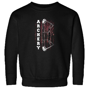 Discover Archery Compound Bow USA American Flag Sweatshirts