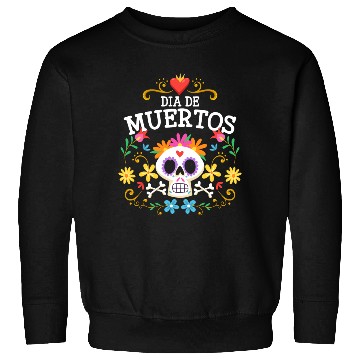 Discover Holiday Death Mexican Flowers Sweatshirts