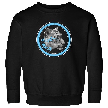 Discover Leopard Sweatshirts, Watercolor Snow Panther Leopard