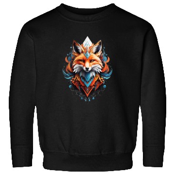 Discover Mystical fox head artwork Sweatshirts