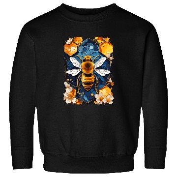 Discover Artistic honeycomb and bee Sweatshirts