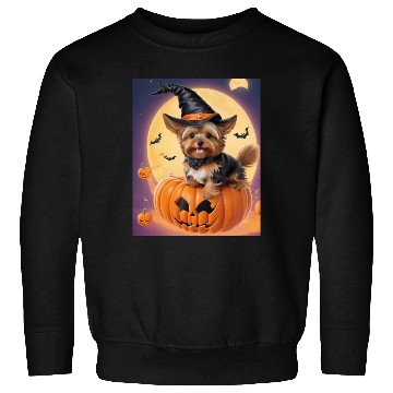 Discover halloween yorkshire in a pumpkin Sweatshirts