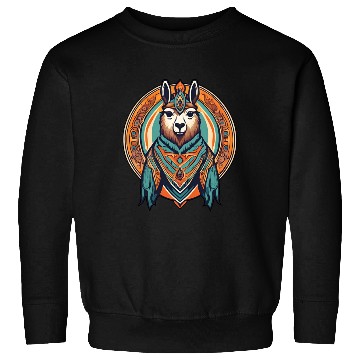 Discover Lama / Animal / Zoo / colored / Comic Sweatshirts