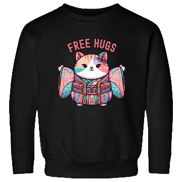 Discover Free hugs from Japanese cat Sweatshirts