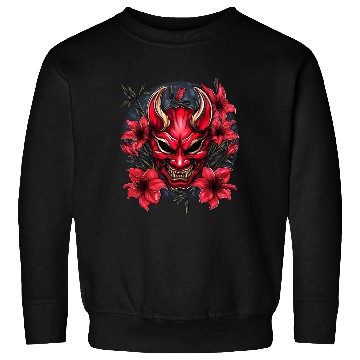Discover Hannya Red Lily Sweatshirts