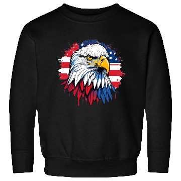 Discover American flag and majestic eagle Sweatshirts
