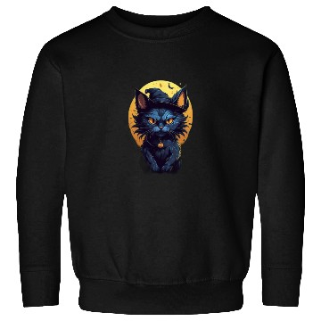 Discover Spooky Cat and Pumpkin Head: A Scary and Funny Sweatshirts