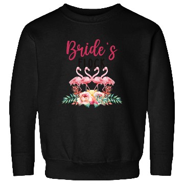 Discover Brides Flock Flamingo Tribe Bachelorette Party Sweatshirts