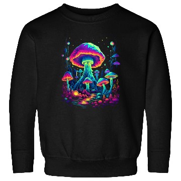 Discover Trippy Mushroom Forest Sweatshirts