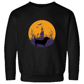 Discover Cute dog Halloween grave Sweatshirts