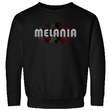 Discover Melania white typography, Greek origin - black Sweatshirts