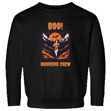 Discover Boo Running Crew Sweatshirts