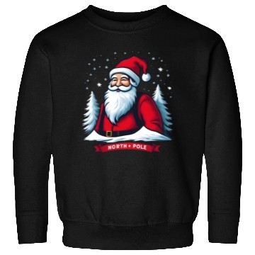 Discover North Pole santa merry christmas Sweatshirts