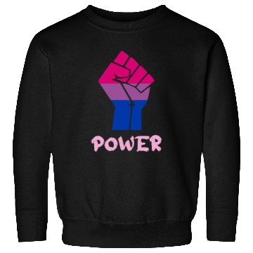 Discover Power Bisexual Pride Fist Design for Equality Sweatshirts