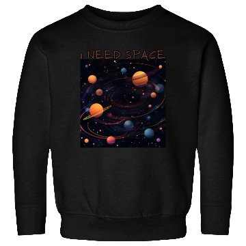 Discover i need space, planets constellation Sweatshirts
