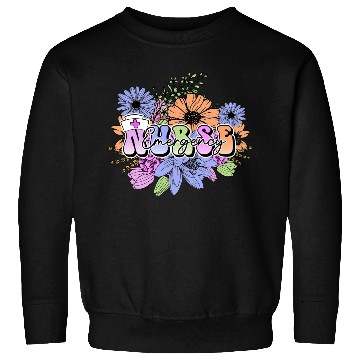 Discover Emergency Nurse flowers Sweatshirts
